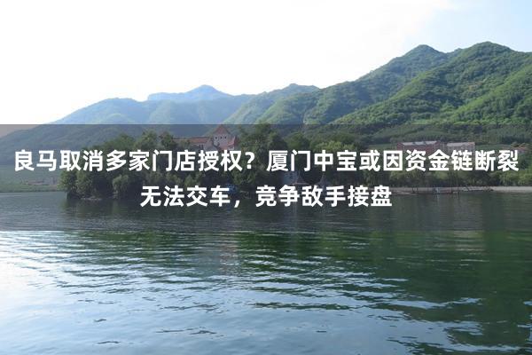 良马取消多家门店授权？厦门中宝或因资金链断裂无法交车，竞争敌手接盘